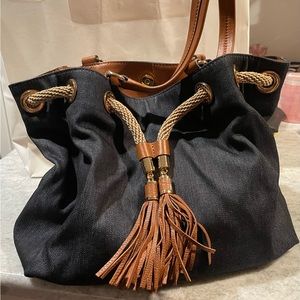micheal kors denim tote